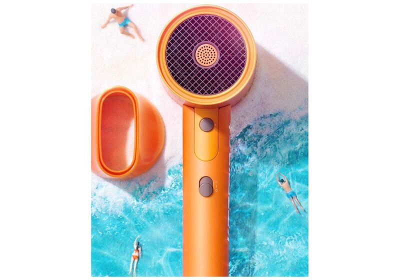 Фен Xiaomi ShowSee Electric Hair Dryer Vitamin C+ VC100-A Orange (Ф28399) - фото 5 Фен Xiaomi ShowSee Electric Hair Dryer Vitamin C+ VC100-A Orange (Ф28399) - фото 5