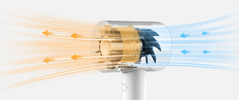 Фен Xiaomi Water Ionic Hair Dryer H500 EU - фото 4 Фен Xiaomi Water Ionic Hair Dryer H500 EU - фото 4