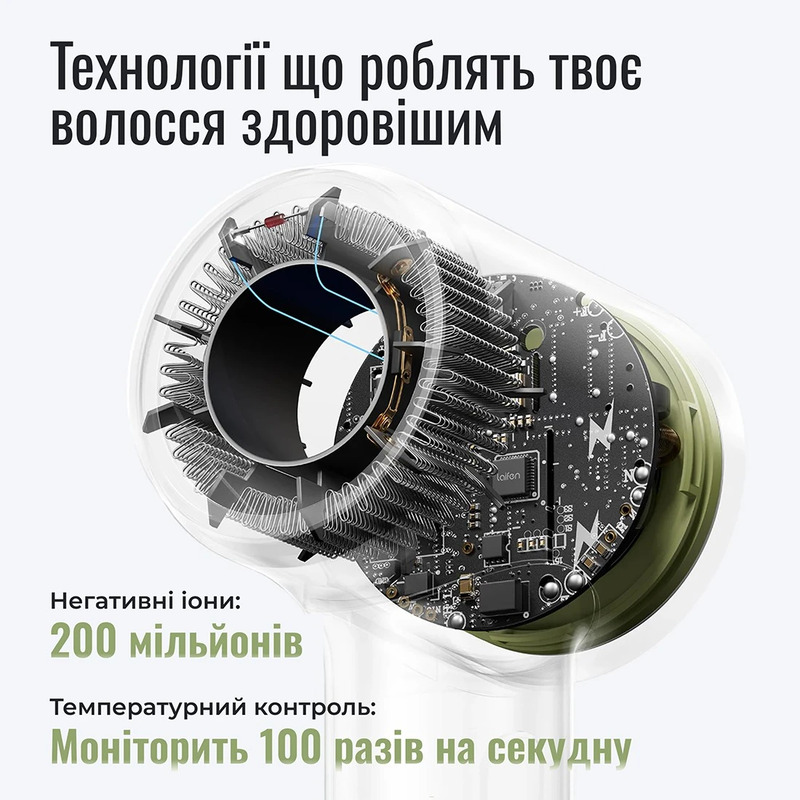 Фен Laifen MINI блакитний льодовиковий (1HD31-S-EU-BE-001) - фото 6 Фен Laifen MINI блакитний льодовиковий (1HD31-S-EU-BE-001) - фото 6
