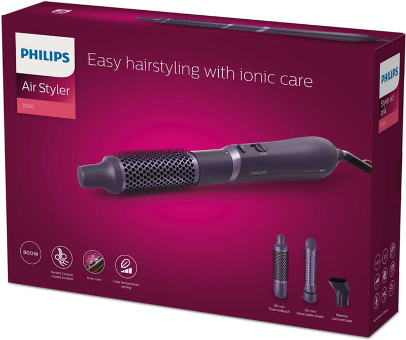 Фен-щетка Philips Series 3000 BHA305/00 Europe - фото 9