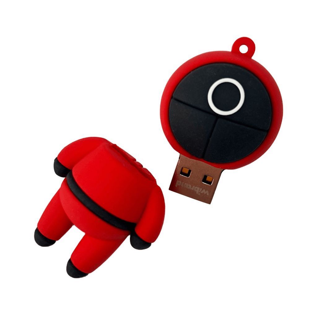 Флэш-накопитель Wibrand USB 2.0 Squid Game 16Gb Red - фото 1