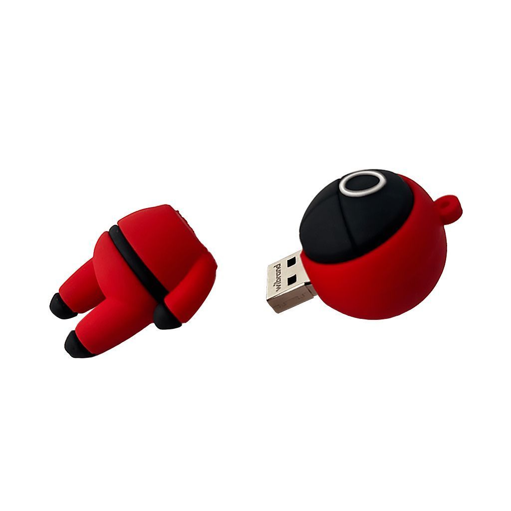 Флэш-накопитель Wibrand USB 2.0 Squid Game 16Gb Red - фото 2