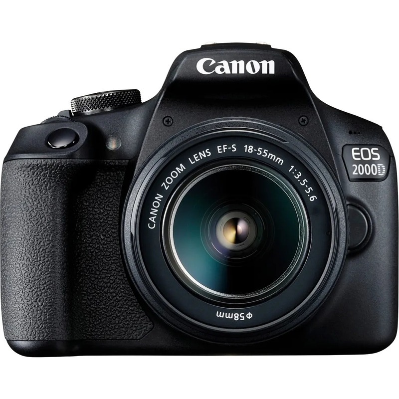 Зеркальный фотоаппарат Canon EOS 2000D Kit (18-55mm) DC III (2728C007)
