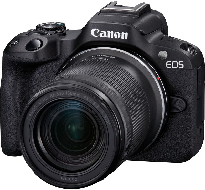 Беззеркальный фотоаппарат Canon EOS R50 kit RF-S 18-150mm IS STM Black (5811C095)