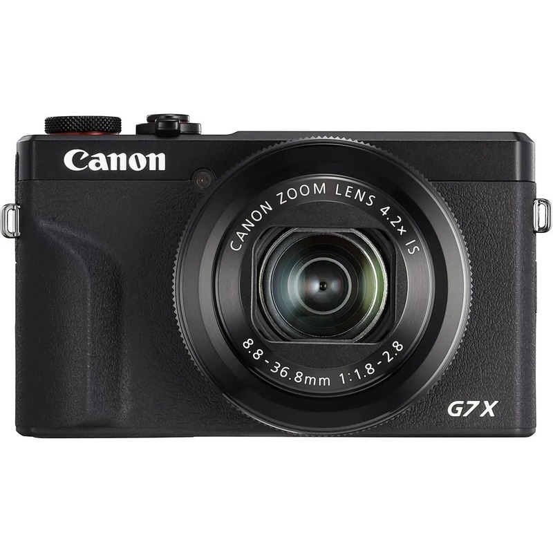 Компактный фотоаппарат Canon PowerShot G7 X Mark III Black + микрофон + карта
