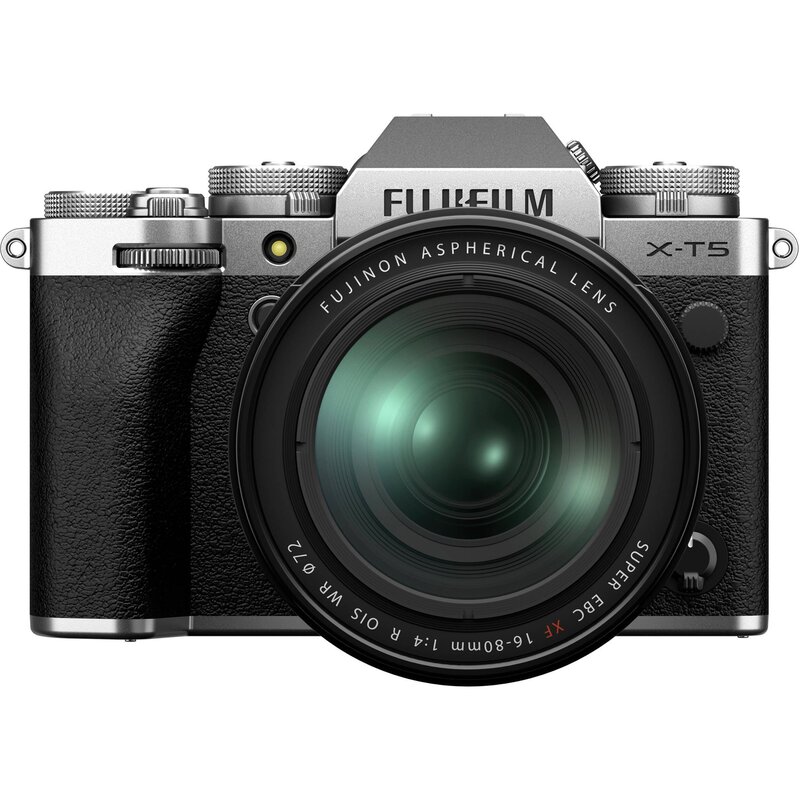 Беззеркальный фотоаппарат Fujifilm X-T5 + XF 16-80 F4 Kit Silver (16939497)