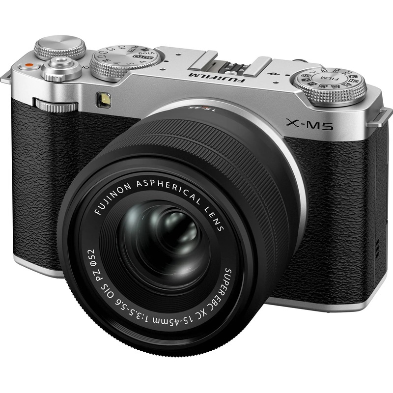 Бездзеркальний фотоапарат Fujifilm X-M5 kit XC 15-45mm f/3.5-5.6 OIS PZ Silver