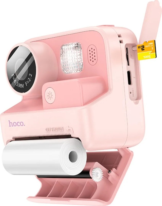 Фотокамера миттєвого друку Hoco DV200 Pink (1209867) - фото 3 Фотокамера миттєвого друку Hoco DV200 Pink (1209867) - фото 3