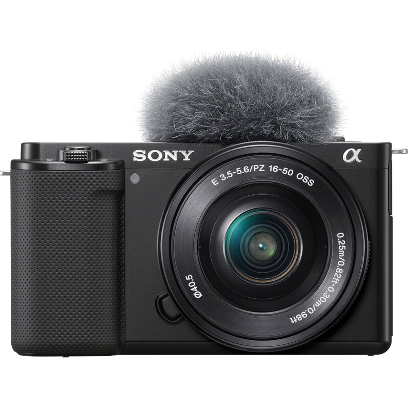 Беззеркальный фотоаппарат Sony ZV-E10 kit (16-50mm) Black + Микрофон BOYA