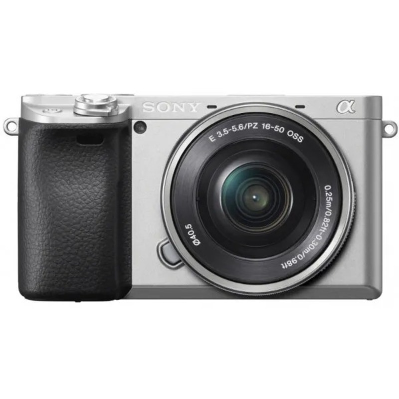 Бездзеркальний фотоапарат Sony A6400 + 16-50 RU (ILCE6400LS) Silver