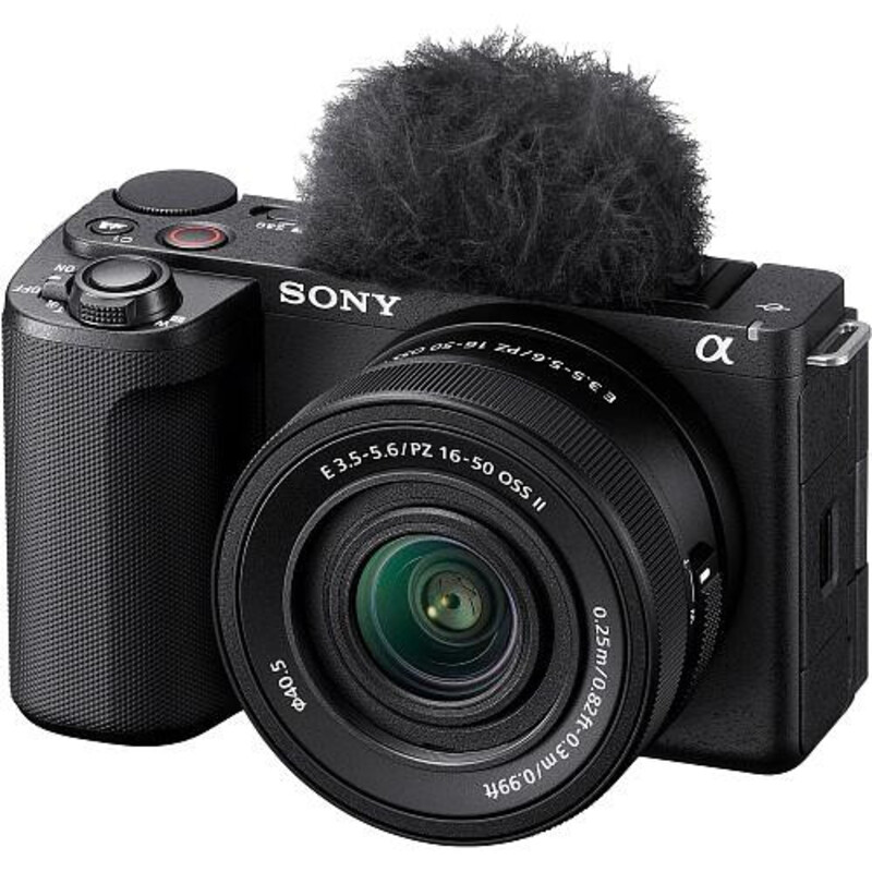 Бездзеркальний фотоапарат Sony ZV-E10 II kit (16-50mm + 55-210mm) Black - фото 1