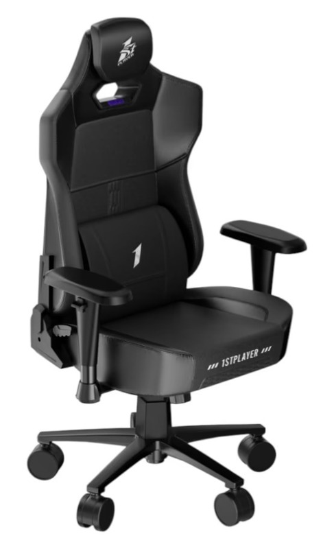 Геймерське крісло 1stPlayer K3 Fabric Black - фото 4