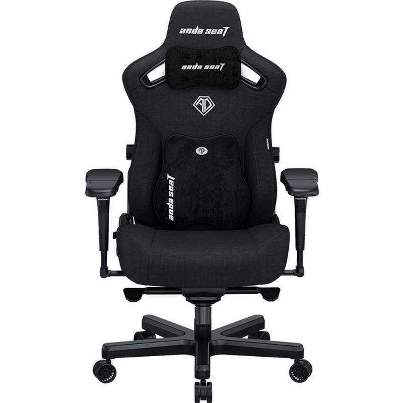 Кресло игровое Anda Seat Kaiser 3 Pro Size XL Black Fabric (AD12YDC-XL-01-B-CF-B02)