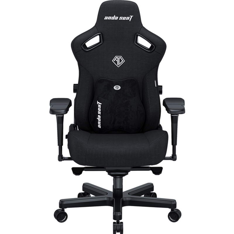 Кресло игровое Anda Seat Kaiser 3 Pro Size XL Black Fabric (AD12YDC-XL-01-B-CF-B02) - фото 1 Кресло игровое Anda Seat Kaiser 3 Pro Size XL Black Fabric (AD12YDC-XL-01-B-CF-B02) - фото 1