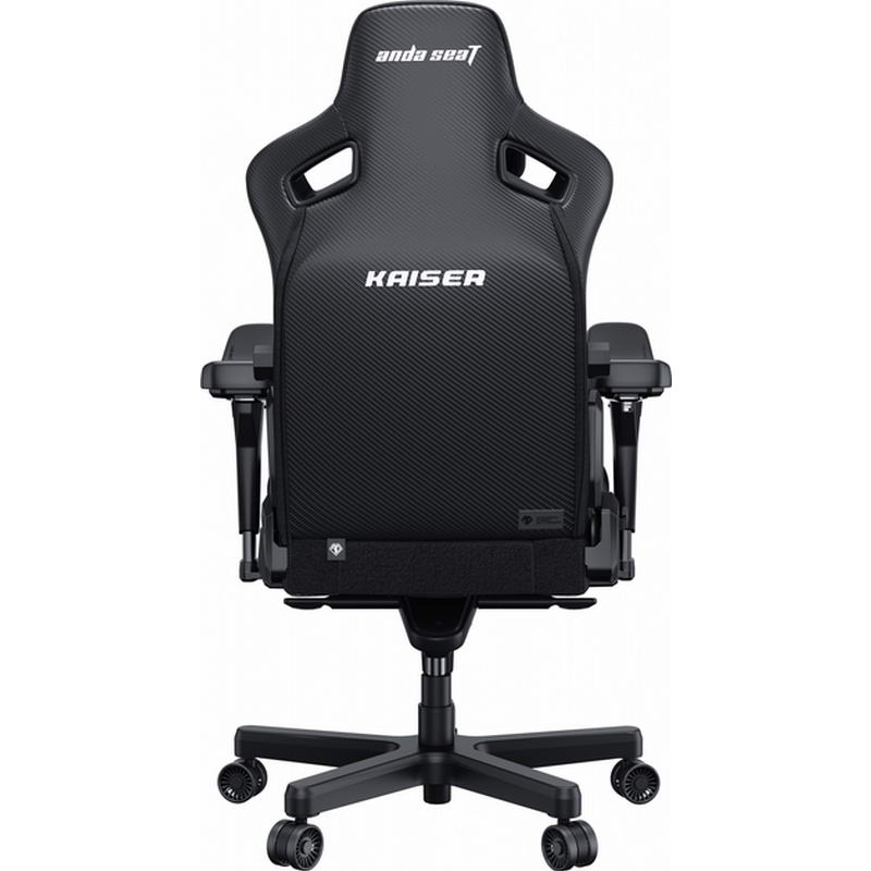 Кресло игровое Anda Seat Kaiser 3 Pro Size XL Black Fabric (AD12YDC-XL-01-B-CF-B02) - фото 2 Кресло игровое Anda Seat Kaiser 3 Pro Size XL Black Fabric (AD12YDC-XL-01-B-CF-B02) - фото 2