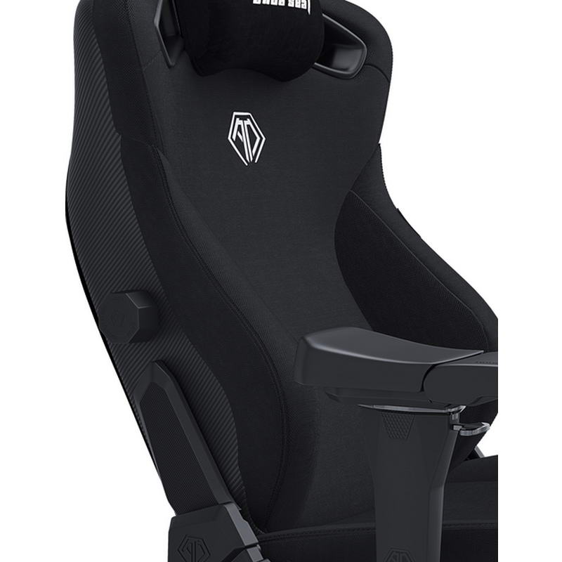 Кресло игровое Anda Seat Kaiser 3 Pro Size XL Black Fabric (AD12YDC-XL-01-B-CF-B02) - фото 6 Кресло игровое Anda Seat Kaiser 3 Pro Size XL Black Fabric (AD12YDC-XL-01-B-CF-B02) - фото 6