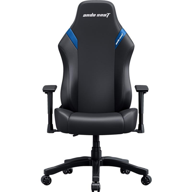 Крісло ігрове Anda Seat Luna Size L Black/Blue PVC (AD18-44-BS-PV) - фото 1