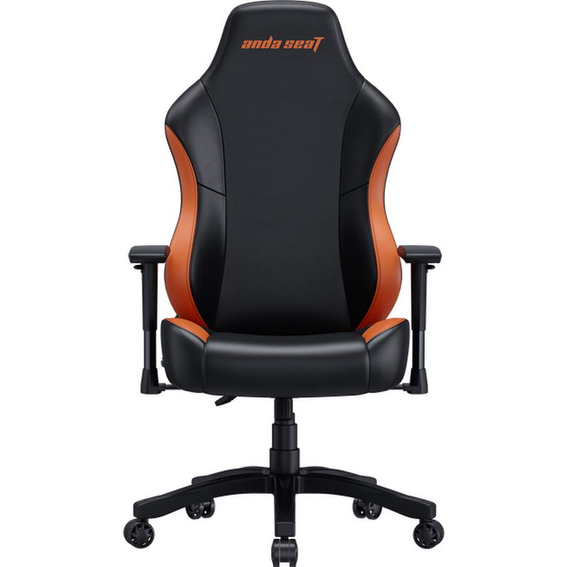Крісло ігрове Anda Seat Luna Color Size L Black/Orange PVC (AD18-48-BO-PV) - фото 2