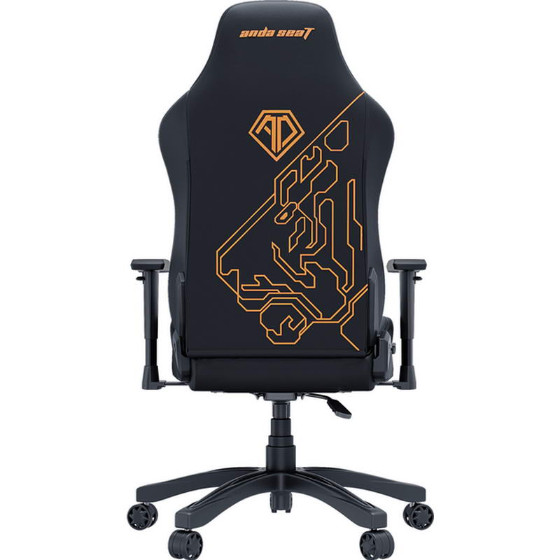 Ігрове крісло Anda Seat Phantom 3 Tiger edition Black PVC Size L Black (AD18Y-14-B-PV/C) - фото 1