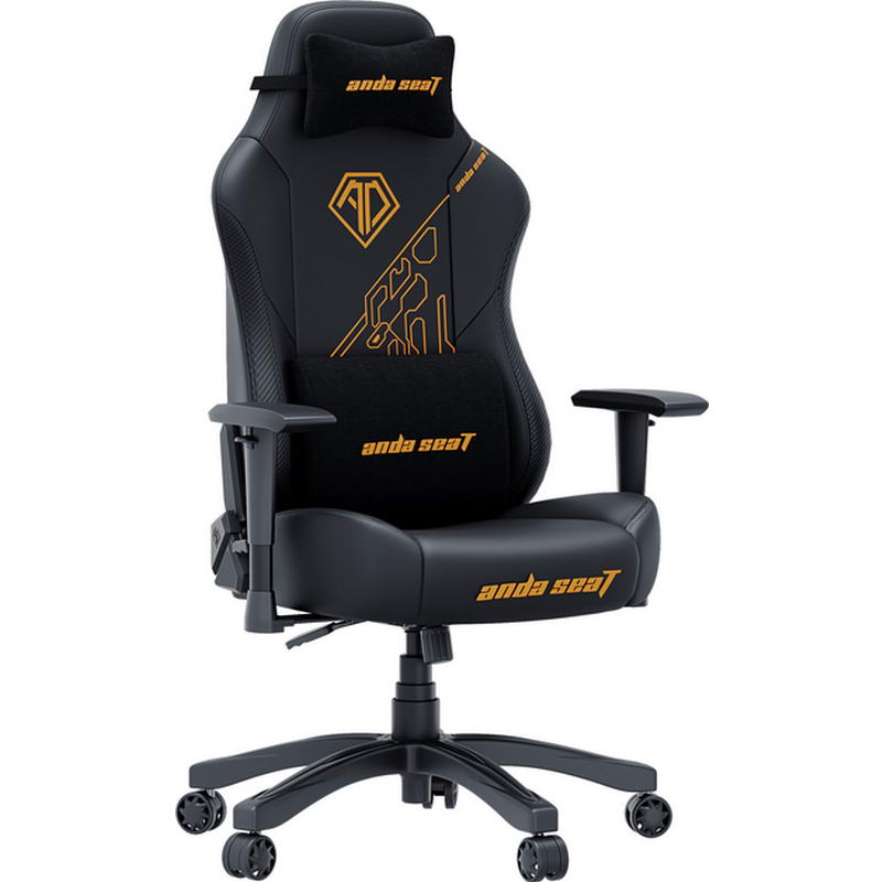 Ігрове крісло Anda Seat Phantom 3 Tiger edition Black PVC Size L Black (AD18Y-14-B-PV/C) - фото 2