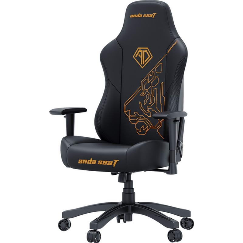Ігрове крісло Anda Seat Phantom 3 Tiger edition Black PVC Size L Black (AD18Y-14-B-PV/C) - фото 3