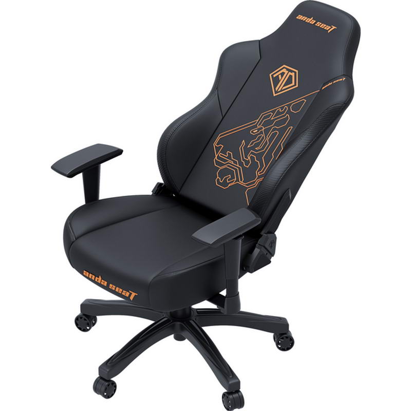 Ігрове крісло Anda Seat Phantom 3 Tiger edition Black PVC Size L Black (AD18Y-14-B-PV/C) - фото 4