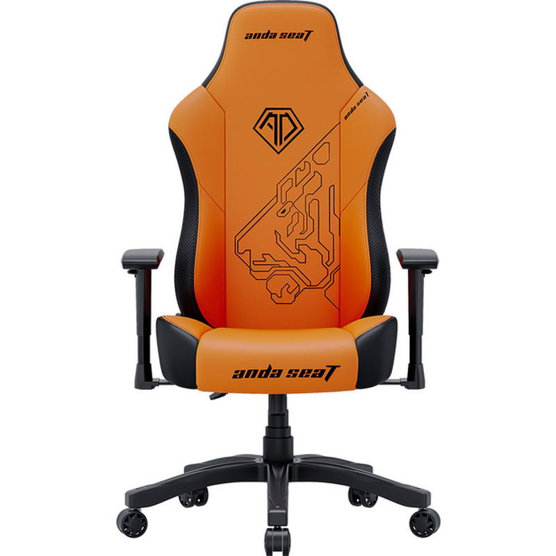 Геймерское кресло Anda Seat Phantom 3 Tiger Edition PVC Size L Orange (AD18Y-14-OB-PV/C) - фото 1