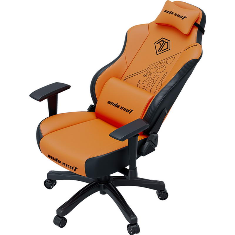 Геймерское кресло Anda Seat Phantom 3 Tiger Edition PVC Size L Orange (AD18Y-14-OB-PV/C) - фото 5