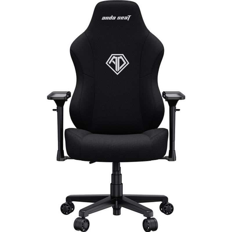 Кресло игровое Anda Seat Phantom 3 Pro Size L Black Fabric (AD18YC-06-B-F) - фото 1