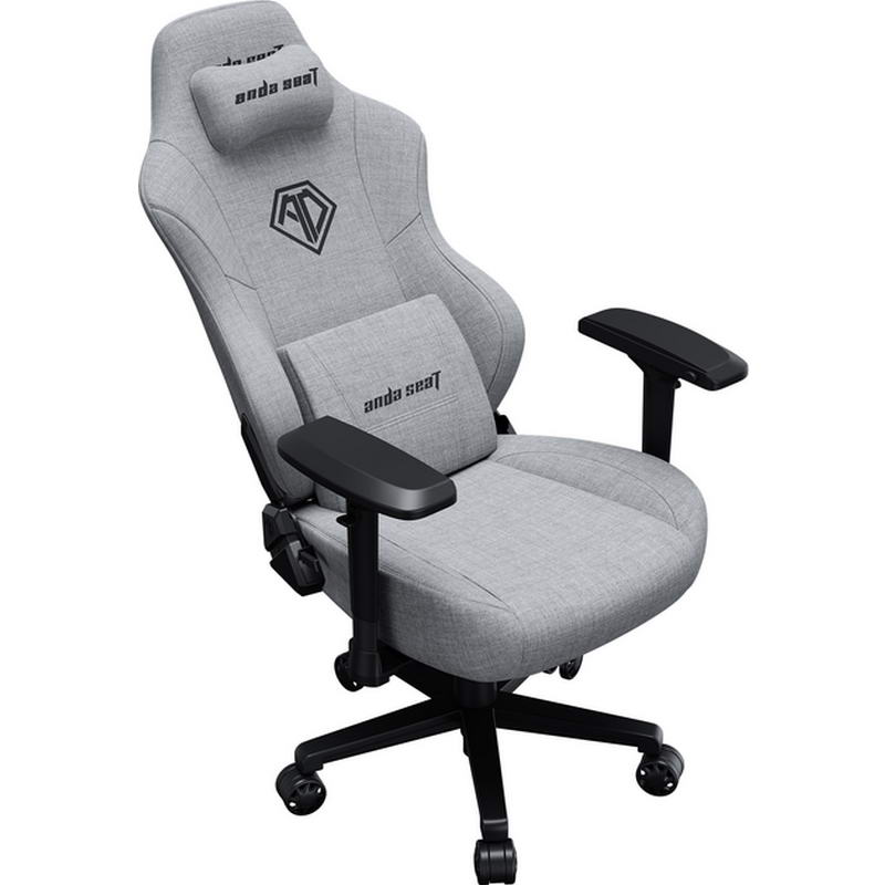 Крісло ігрове Anda Seat Phantom 3 Pro Size L Grey Fabric (AD18YC-06-G-F) - фото 3