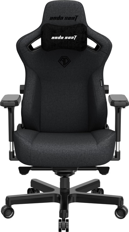 Геймерское кресло Anda Seat Kaiser 3 Size L Dark Gray Linen Fabric (AD12YDC-L-01-GB-CF) - фото 1