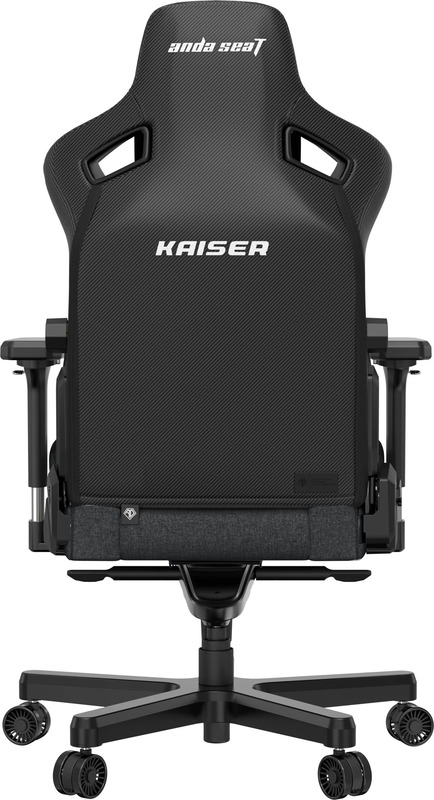 Крісло для геймерів Anda Seat Kaiser 3 Size XL Dark Gray Linen Fabric (AD12YDC-XL-01-GB-CF) - фото 3