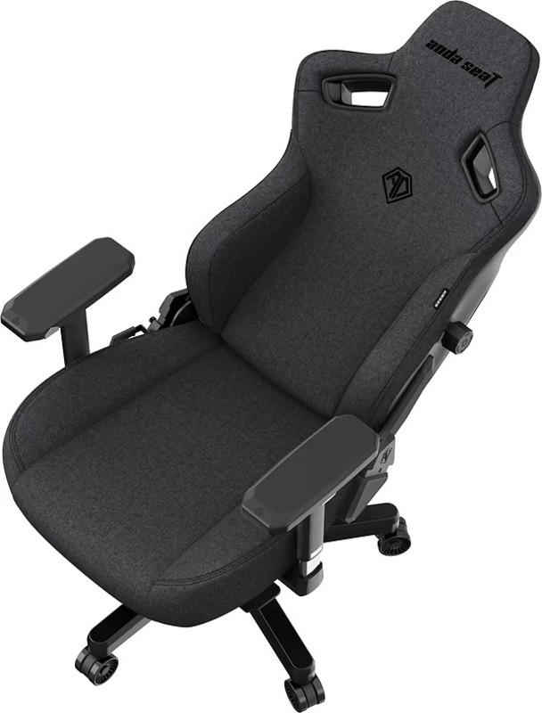 Крісло для геймерів Anda Seat Kaiser 3 Size XL Dark Gray Linen Fabric (AD12YDC-XL-01-GB-CF) - фото 4