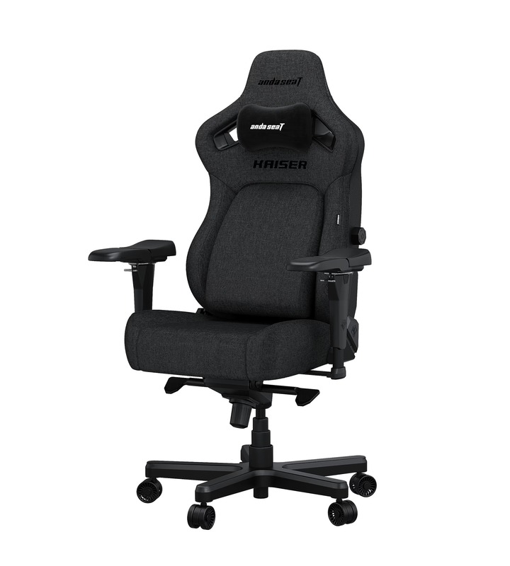Геймерське крісло Anda Seat Kaiser 4  Dark gray Fabric Size L (AD12YDDC-L-20-GB-CF) - фото 1
