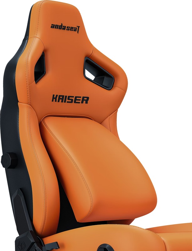 Геймерское кресло Anda Seat Kaiser 4 Size L Orange Premium PVC (AD12YDDC-L-20-O-PV/C) - фото 4
