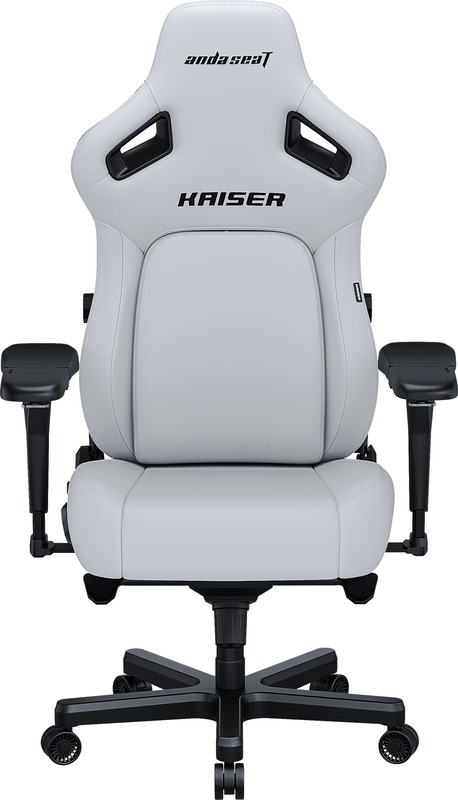 Геймерское кресло Anda Seat Kaiser 4 Size L White Premium PVC (AD12YDDC-L-20-W-PV/C) - фото 1