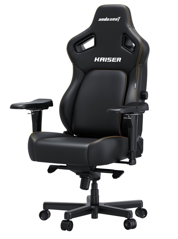 Крісло для геймерів Anda Seat Kaiser 4 Size XL Black Premium PVC (AD12YDDC-XLL-20-B-PV/C) - фото 1