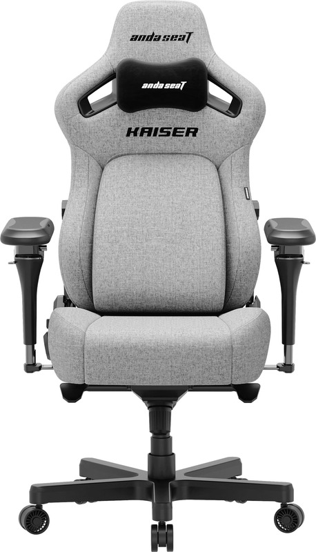 Геймерське крісло Anda Seat Kaiser 4 V2 Ash Grey Fabric Size XL (AD12YDDC-XLL-20-G-CF-03)