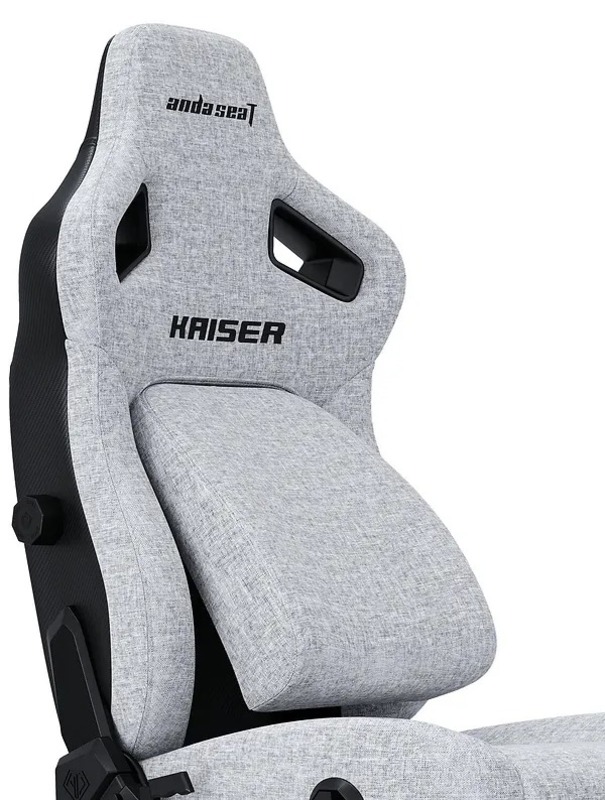 Крісло для геймерів Anda Seat Kaiser 4 Size XL Gray Linen Fabric (AD12YDDC-XLL-20-G-CF) - фото 3