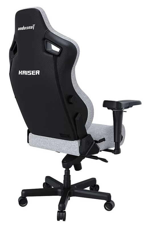 Крісло для геймерів Anda Seat Kaiser 4 Size XL Gray Linen Fabric (AD12YDDC-XLL-20-G-CF) - фото 4