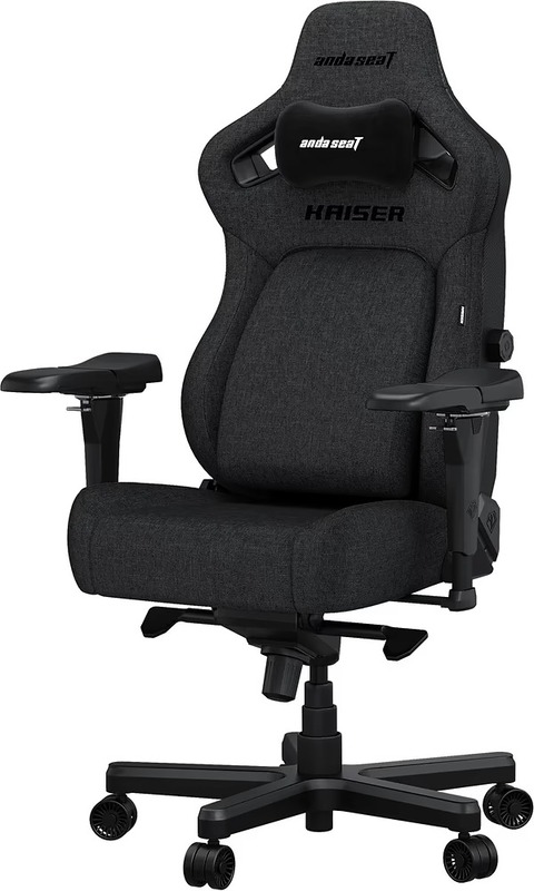 Крісло для геймерів Anda Seat Kaiser 4 Size XL Dark Gray Linen Fabric (AD12YDDC-XLL-20-GB-CF)