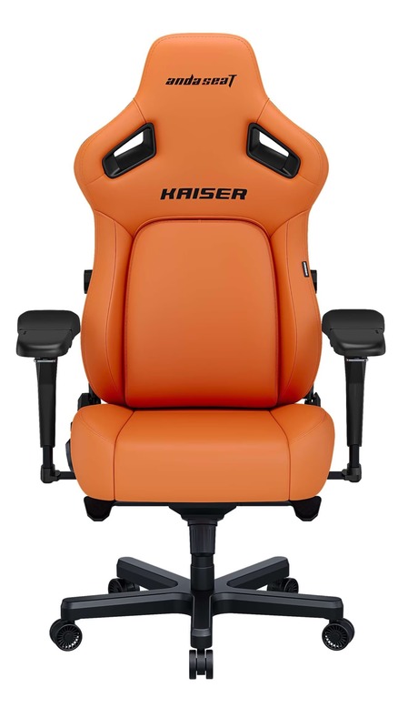 Геймерское кресло Anda Seat Kaiser 4 Size XL Orange Premium PVC (AD12YDDC-XLL-20-O-PV/C) - фото 1