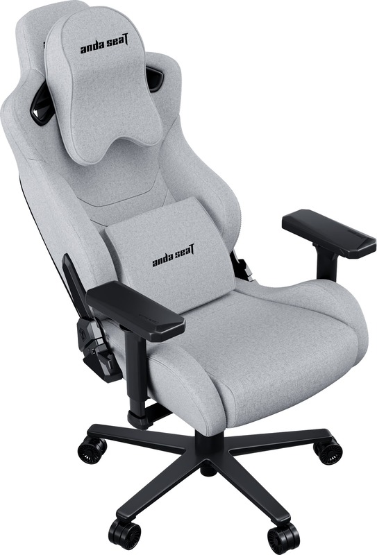 Геймерське крісло Anda Seat Kaiser Frontier XL Grey Linen Fabric (AD12YXL-17-G-F) - фото 3
