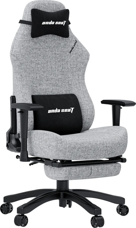 Геймерское кресло Anda Seat Luna Pro Gray Fabric Size L (AD18T-44-G-F) - фото 2
