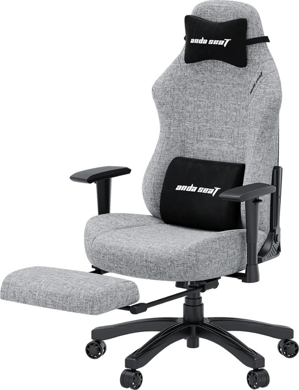 Геймерское кресло Anda Seat Luna Pro Gray Fabric Size L (AD18T-44-G-F) - фото 3