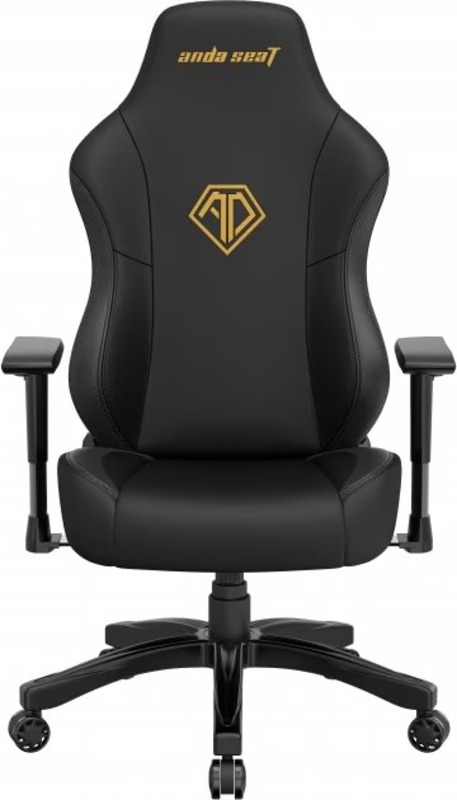 Крісло ігрове Anda Seat Phantom 3 Black/Gold Size L (AD18Y-06-B-PVC) - фото 1