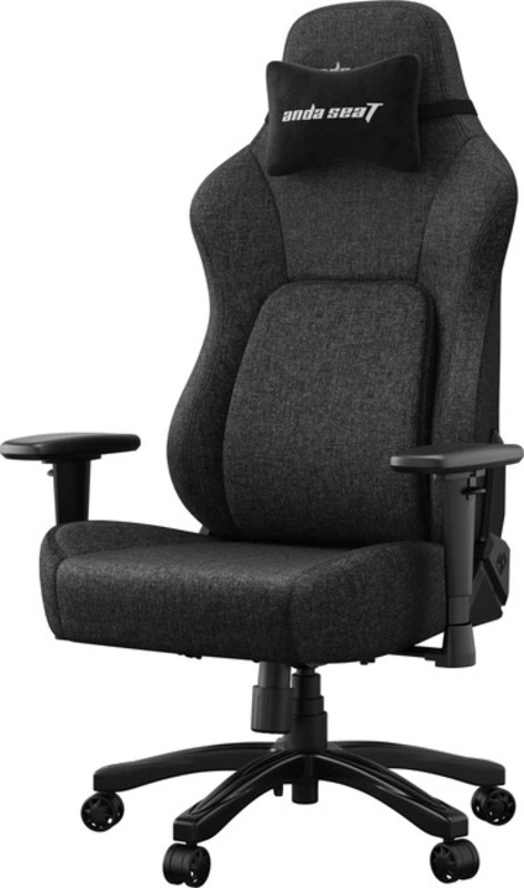 Геймерское кресло Anda Seat Phantom 4 L Black Fabric (AD18YSD-72-B-F-B01) - фото 1