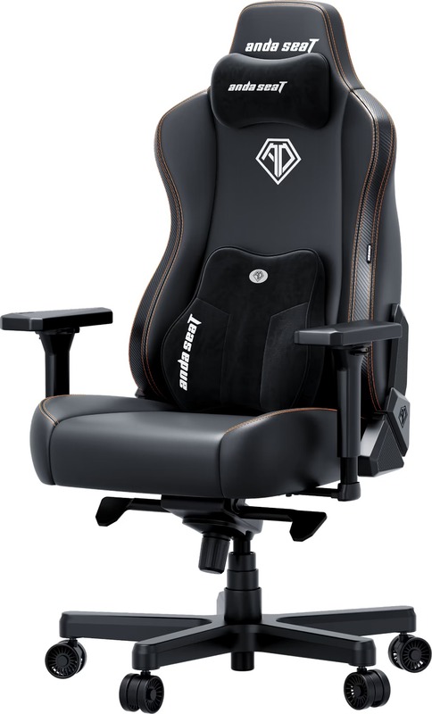 Геймерское кресло Anda Seat Kaiser 3E  Black PVC Size XL (AD23YC-XL-08-B-PV/C-B01) - фото 1