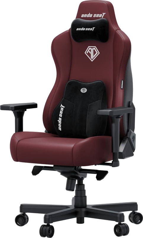 Геймерское кресло Anda Seat Kaiser 3E Maroon PVC Size XL (AD23YC-XL-09-A-PV/C-A01) - фото 1