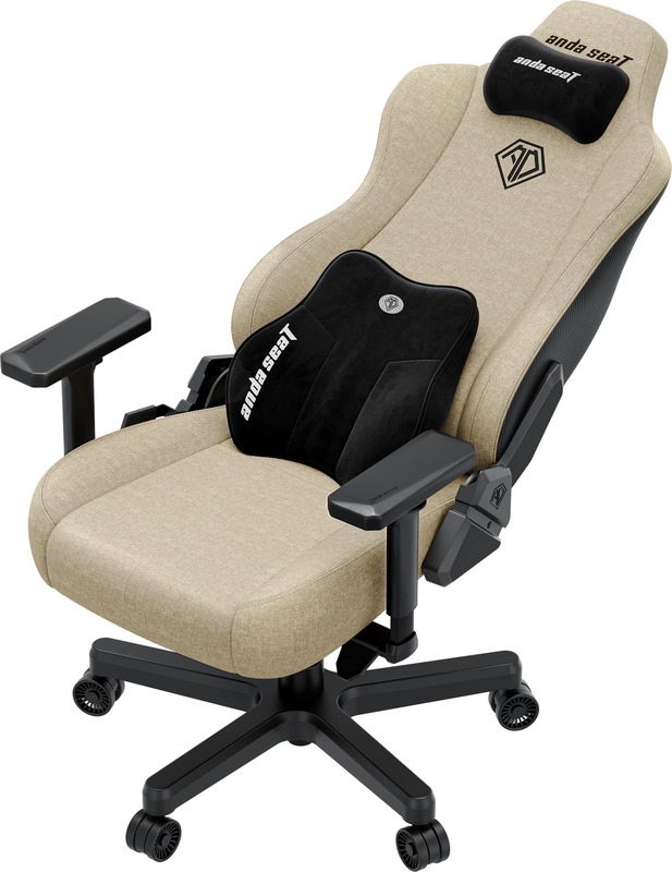 Геймерское кресло Anda Seat Kaiser 3E XL Beige Fabric (AD23YC-XL-09-I-CF-I01) - фото 4 Геймерское кресло Anda Seat Kaiser 3E XL Beige Fabric (AD23YC-XL-09-I-CF-I01) - фото 4
